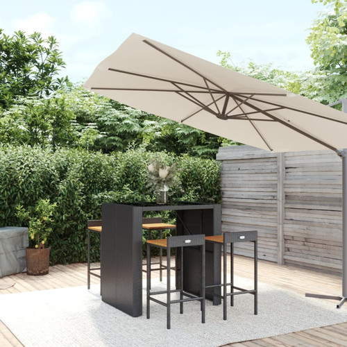 Garden bar set - garden, black