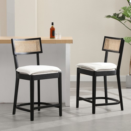 Set rattan sherpa wood - rattan,