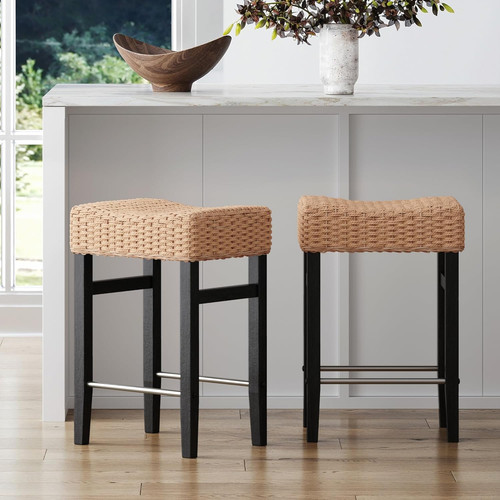 Bohemian rattan bar stools - bohemian,