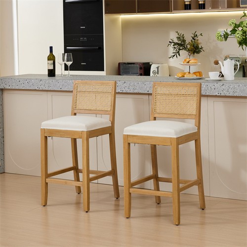 Set solid wood rattan - set, 2