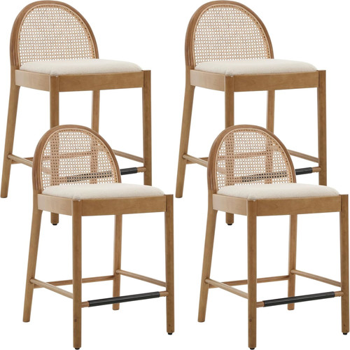 Rattan counter stools set - counter, of
