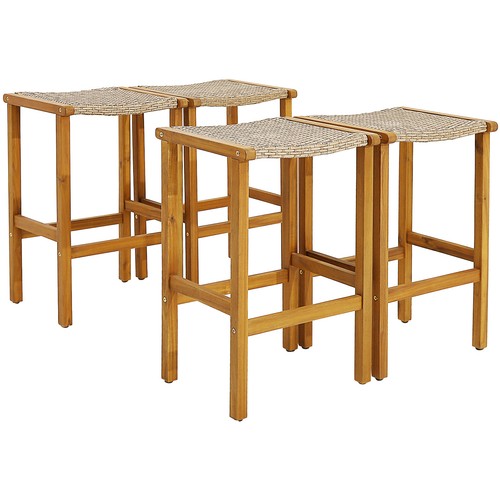 4pcs patio wicker bar - 4pcs, pe