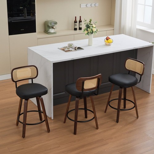 Set mid century - of, rattan