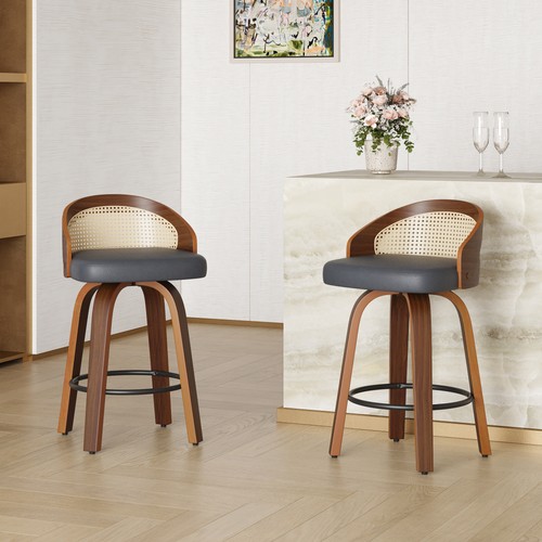Set black bar stools - set, of
