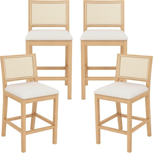 Rattan bar stools set - stools,