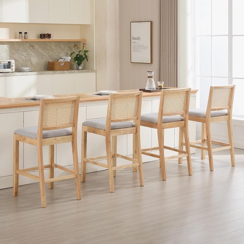 Rattan bar stools set - bar, 26