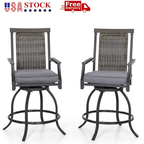 Outdoor swivel bar stools - outdoor,