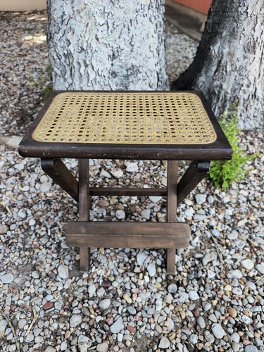 Vtg cane rattan wicker fishing - rattan,