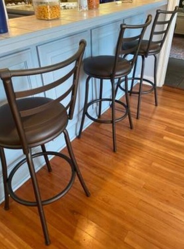 Set swivel bar stools - 3,