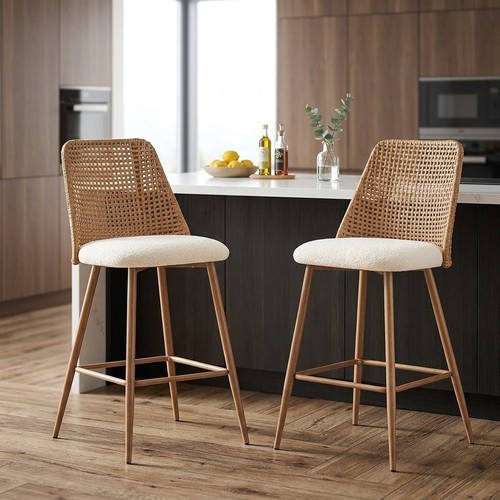 Rattan bar stools - rattan,