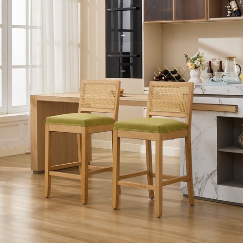 2pcs rustic solid wood - 2pcs,