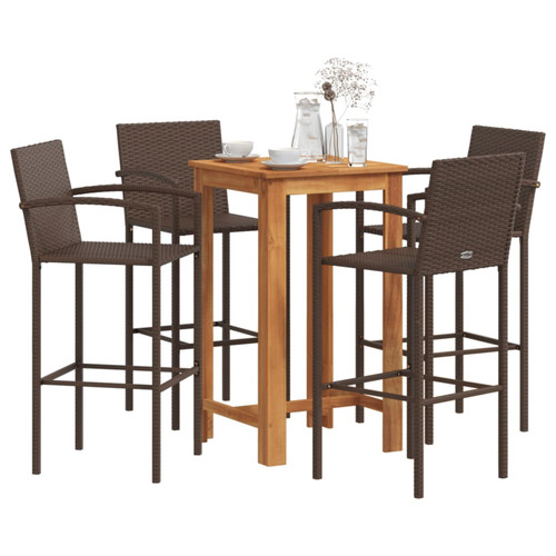 Garden bar set - set, brown