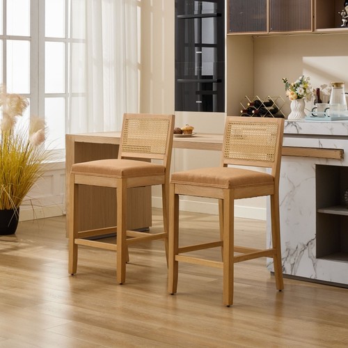 2pcs rustic solid wood - 2pcs,
