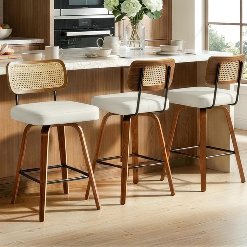 Swivel bar stools - set, 3